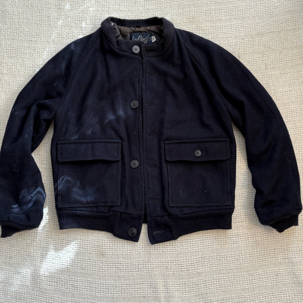 Navy wool Jacket